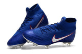 NIKE Mercurial Superfly VI 360 Elite FG Blue White Orange Lining - studzsupply