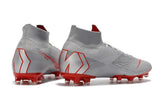 NIKE Mercurial Superfly VI 360 Elite AG High Cut Silver Red - studzsupply