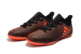 Adidas X series IC Thunderstorm Indoor Flat Soccer Shoes Orange/Black