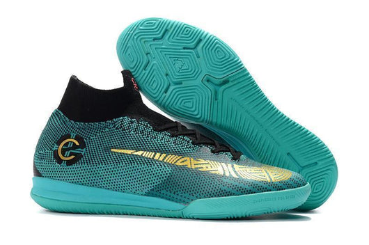 Nike Mercurial SuperflyX VI Elite CR7 IC Soccer Cleats Clear Jade - studzsupply