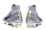 Nike Mercurial Superfly VI Elite FG Silver Black High Cut - studzsupply