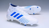 Adidas Predator 19.1 FG White Blue - studzsupply
