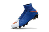 Nike Hypervenom Phantom III DF FG Soccer Cleats Blue White Red - studzsupply
