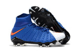 Nike Hypervenom Phantom III DF FG Soccer Cleats Blue White Red - studzsupply