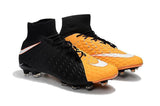Nike Hypervenom Phantom III DF FG Soccer Cleats Black Laser Orange - studzsupply