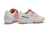 Nike Mercurial Vapor XI FG Soccer Cleats White Orange Black - studzsupply