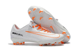 Nike Mercurial Vapor XI FG Soccer Cleats White Orange Black - studzsupply