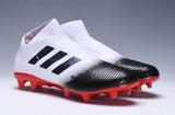 adidas Nemeziz 18+ FG White Black Red - studzsupply