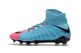 Nike Hypervenom Phantom III DF FG Soccer Cleats Blue Pink Black - studzsupply