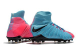 Nike Hypervenom Phantom III DF FG Soccer Cleats Blue Pink Black - studzsupply