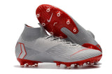 NIKE Mercurial Superfly VI 360 Elite AG High Cut Silver Red - studzsupply