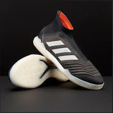 Adidas Predator IN  Knitted Surface Waterproof Indoor Flat White/Black