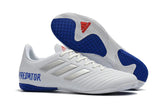 Adidas Predator Tango IN flat soccer shoes Gray/Blue/Orange