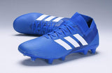 ADIDAS NEMEZIZ MESSI 18.1 FIRM GROUND CLEATS BLUE WHITE - studzsupply