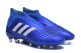 Adidas Predator 18+ FG Soccer Cleats Royal Blue White - studzsupply