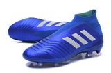 Adidas Predator 18+ FG Soccer Cleats Royal Blue White - studzsupply
