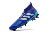 Adidas Predator 18.1 FG Soccer Cleats Purple Blue White turquoise - studzsupply