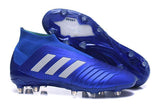Adidas Predator 18+ FG Soccer Cleats Royal Blue White - studzsupply
