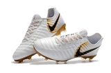 Nike Tiempo Legend VII FG Soccer Cleats White Golden - studzsupply