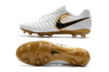 Nike Tiempo Legend VII FG Soccer Cleats White Golden - studzsupply