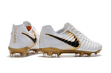 Nike Tiempo Legend VII FG Soccer Cleats White Golden - studzsupply