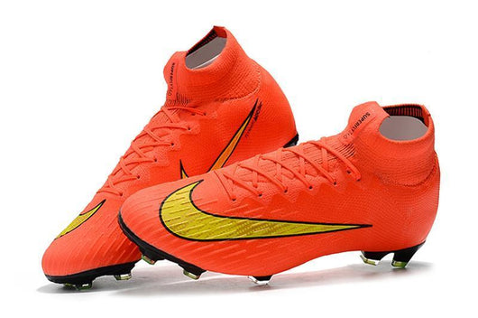 NIKE Mercurial Superfly VI 360 Elite FG Orange Yellow - studzsupply