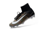 Nike Mercurial Superfly V FG Soccer Cleats Multi Color White Black - studzsupply