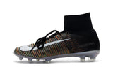 Nike Mercurial Superfly V FG Soccer Cleats Multi Color White Black - studzsupply