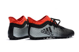 Adidas X Tango 16.1 Turf Soccer Cleats Grey Black Solar Red - studzsupply