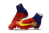 Nike Mercurial Superfly V Barcelona FG Soccer Cleats Red Blue Yellow - studzsupply