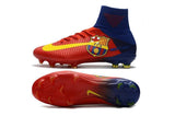 Nike Mercurial Superfly V Barcelona FG Soccer Cleats Red Blue Yellow - studzsupply
