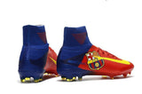 Nike Mercurial Superfly V Barcelona FG Soccer Cleats Red Blue Yellow - studzsupply