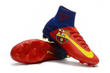 Nike Mercurial Superfly V Barcelona FG Soccer Cleats Red Blue Yellow - studzsupply