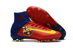 Nike Mercurial Superfly V Barcelona FG Soccer Cleats Red Blue Yellow - studzsupply