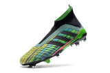 Adidas Predator 18+ FG Soccer Cleats Green Black Blue Yellow - studzsupply