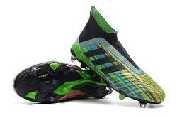 Adidas Predator 18+ FG Soccer Cleats Green Black Blue Yellow - studzsupply