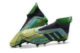 Adidas Predator 18+ FG Soccer Cleats Green Black Blue Yellow - studzsupply