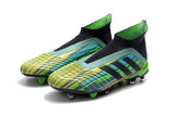 Adidas Predator 18+ FG Soccer Cleats Green Black Blue Yellow - studzsupply