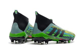 Adidas Predator 18+ FG Soccer Cleats Green Black Blue Yellow - studzsupply
