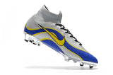 NIKE Mercurial Superfly VI 360 Elite FG Silver Blue Yellow Lining - studzsupply