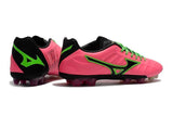 Mizuno Rebula V1 FG Soccer Cleats Pink Black Green - studzsupply
