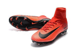 Nike Mercurial Superfly V FG Soccer Cleats Red Black - studzsupply