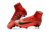 Nike Mercurial Superfly V FG Soccer Cleats Red Black - studzsupply