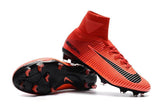 Nike Mercurial Superfly V FG Soccer Cleats Red Black - studzsupply