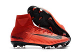 Nike Mercurial Superfly V FG Soccer Cleats Red Black - studzsupply
