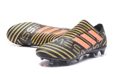 Adidas Nemeziz Messi 17.1 FG Soccer Cleats Trace Olive Bright Orange - studzsupply