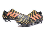Adidas Nemeziz Messi 17.1 FG Soccer Cleats Trace Olive Bright Orange - studzsupply