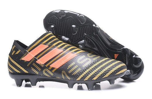 Adidas Nemeziz Messi 17.1 FG Soccer Cleats Trace Olive Bright Orange - studzsupply
