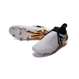 Adidas X 16+ Purechaos FG/AG Soccer Cleats White Gold Metallic Black - studzsupply