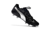 Hummer King kangaroo leather FG football shoes Black/Silver